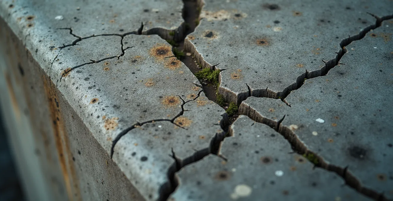 Modules de béton préfabriqués suspendus par des grues géantes lors de la construction d'Habitat 67